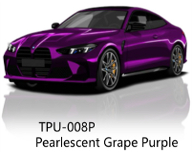 TPU-008P MONSTERSHIELD Pearlescent Grape Purple 200мкм (1.524*18м.=27,43м2) антигравийная полиуретановая плёнка (Отрез)