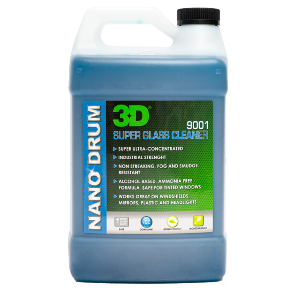 3D Очиститель стекол Super Glass Cleaner СУПЕРКОНЦИНТРАТ 3.78л 9001G01