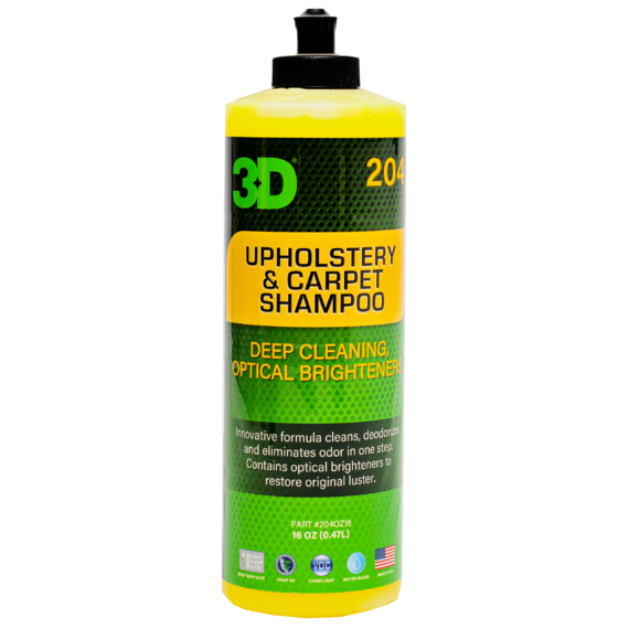 3D Шампунь для ковров (с обильной пеной) Upholstery & Carpet Shampoo 0,48л 204OZ16