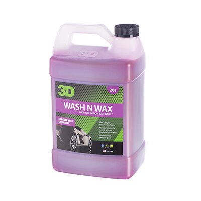 3D Ручной шампунь с воском Wash N Wax 3,78л 201G01
