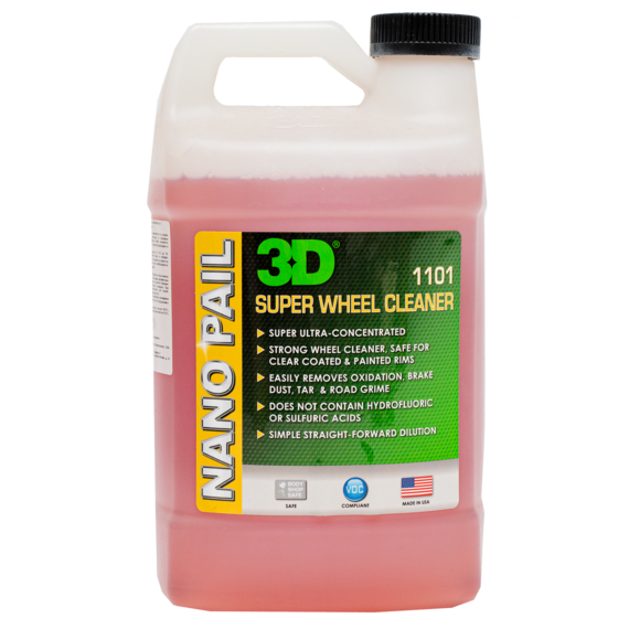 3D Очиститель дисков (кислотный) Super Wheel Cleaner 1,89л 1101OZ64