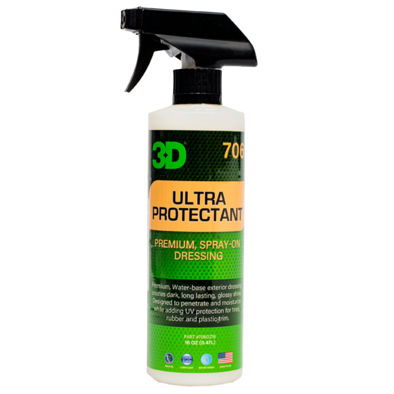 3D Состав для шин, винила и пластика (матовый) Ultra Protectant 0,48л 706OZ16