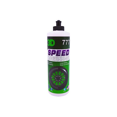 3D Состав для шин, винила, пластика (бархатный-глянец) Speed Dressing 0,48л 777OZ16