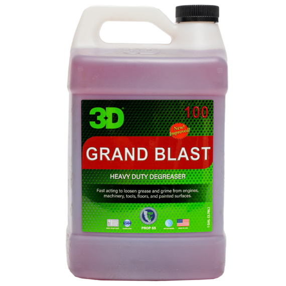 3D Очиститель двигателя (концентрат) Grand Slam 3,78л 100G01