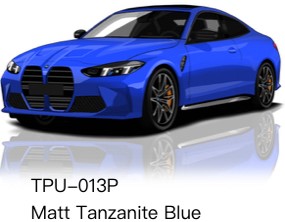 TPU-013P MONSTERSHIELD Matte Tanzanite Blue 190мкм (1.524*18м.=27,43м2) антигравийная полиуретановая плёнка (Рулон)