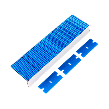 QUANTUM Лезвия пластиковые синего цвета 3.9x1.8cм 1/100штук CN053BU