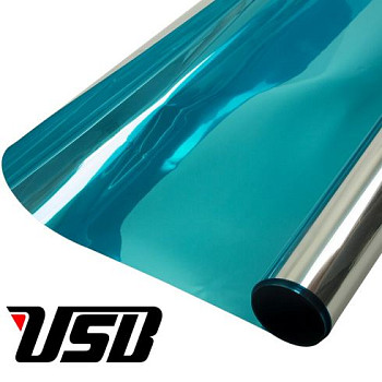 USB Sky Blue прозрачный, атермальная теплозащитная пленка ш.1,52 д.30,0 объем рулона 45,6м2 (Отрез)