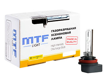 Лампа газоразрядная MTF Light 12В, Н11, 5000К (H8, Н9) ST