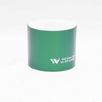 WL-PPF-M 92561 Matt Green Chrome (Изумрудный 210мкм) пленка полиуретан 1,52*18=27,36м2 APL0503002561 (Отрез)