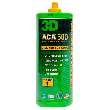 3D ACA 500 X-TRA Cut Compound 0,94л полировальная паста (Шаг 1) 500OZ32
